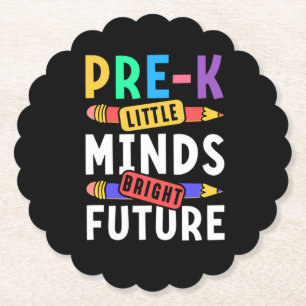 Vorschule Kinder zurück in die Schule Kleine Minds Untersetzer