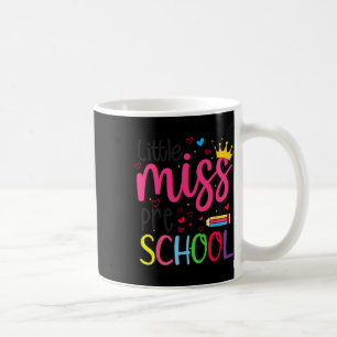 Vorschule Little Miss Zurück zur Schule Mädchen Vo Kaffeetasse