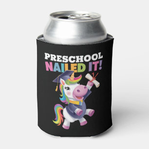 Vorschule Nailed It Einhorn Absolventenkappe Dosenkühler