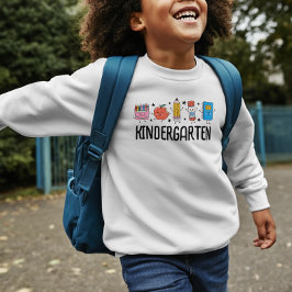 Vorschule Zurück zur Schule Süße Doodle T-Shirt