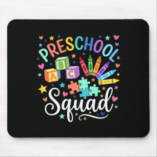 Vorschulgruppe zurück zur Schule süße coole Lehrer Mousepad