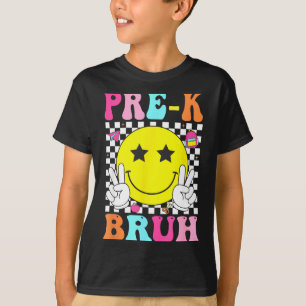 Vorschulkind Lehrer Kinder Retro-Lächeln zurück zu T-Shirt