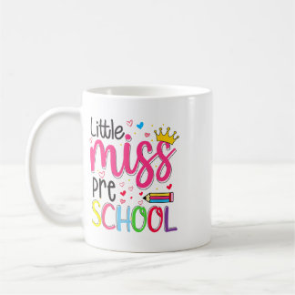 Vorschulkinder Little Miss Ck Zur Schule Mädchen V Kaffeetasse