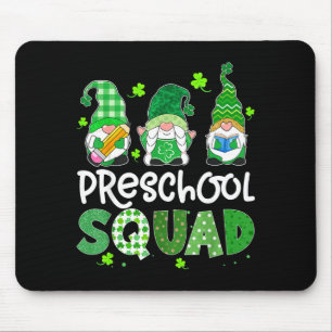 Vorschulkindergarten-Gnom-Lehrer Glücksklee st Mousepad