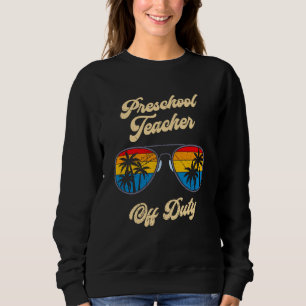 Vorschulkindergartenerzieher außer Dienst Lehrer  Sweatshirt