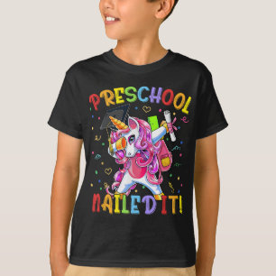 Vorschulklasse Abschluss 2022 Dabbing Unicorn T-Shirt
