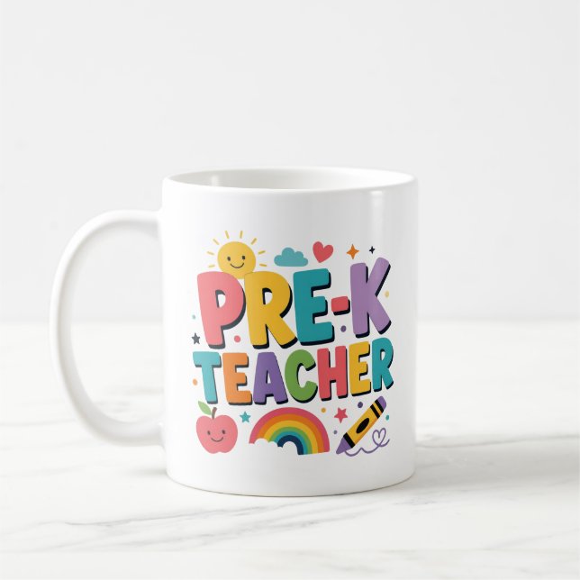 Vorschullehrer-Dankeschön-Geschenk Kaffeetasse (Links)
