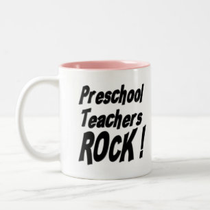 Vorschullehrer-Felsen! Tasse