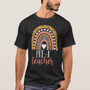 Vorschullehrer Kindergartenlehrer zurück T-Shirt