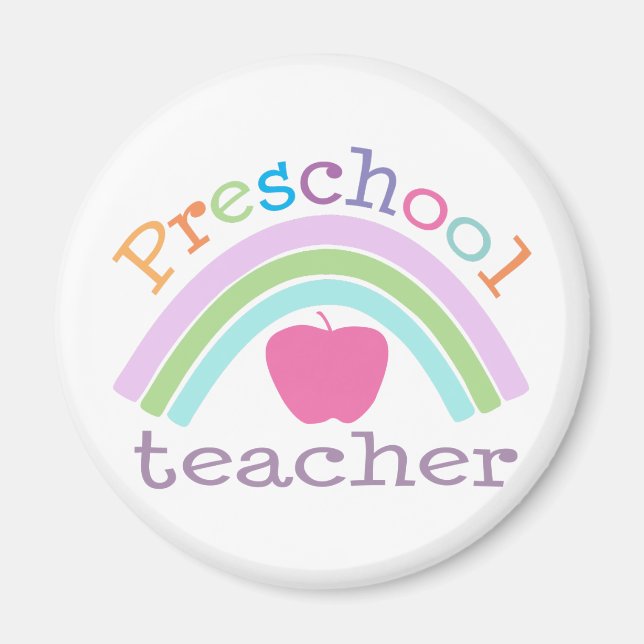 Vorschullehrer Rainbow Magnet (Vorne)