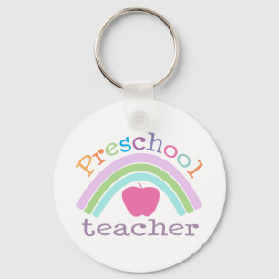 Vorschullehrer-Regenbogen Schlüsselanhänger