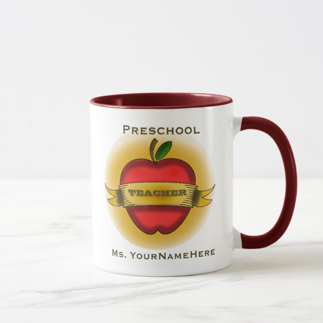 Vorschullehrer-Tasse Tasse (Rechts)