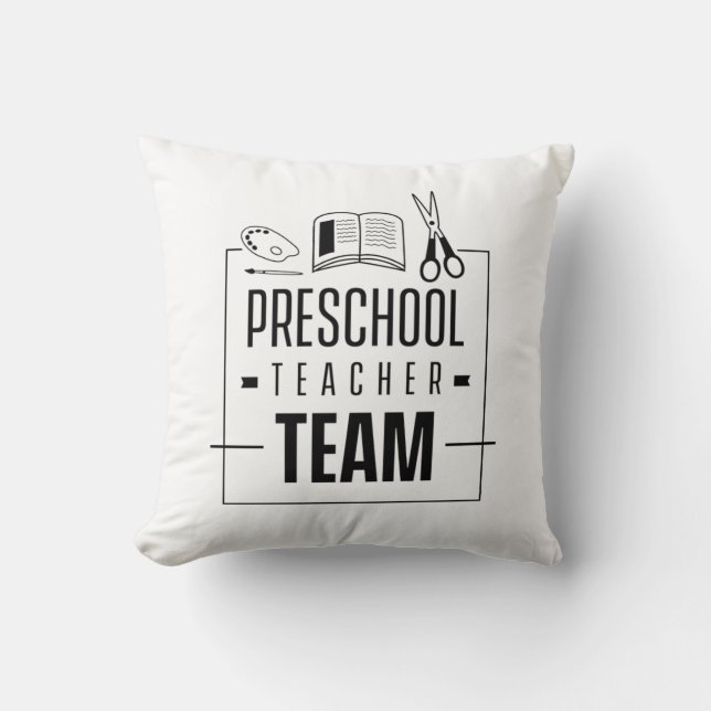 Vorschullehrerteam Kissen (Vorderseite)