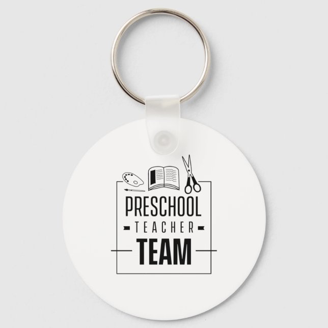 Vorschullehrerteam Schlüsselanhänger (Vorderseite)