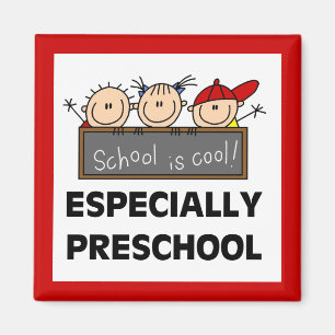 Vorschulschule ist coole T-Shirts und Geschenke Magnet