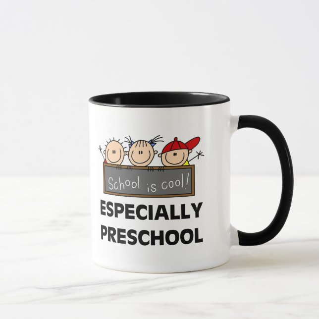 Vorschulschule ist coole T-Shirts und Geschenke Tasse (Rechts)