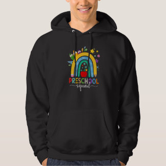 VorschulSquad Lehrerin Student Boho Rainbow Back Hoodie