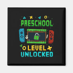 Vorschulstufe freigeschaltet Ck To School Pixel Ar Magnet