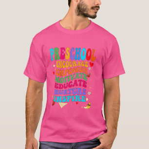 Vorschulteam Zurück zum Schullehrer T-Shirt