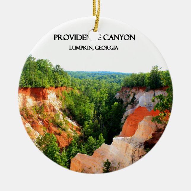 VORSEHUNGS-SCHLUCHT - Lumpkin, Georgia Keramikornament (Vorne)