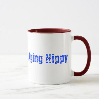 Vorsicht-Altern-Hippy Kaffee-Tasse Tasse