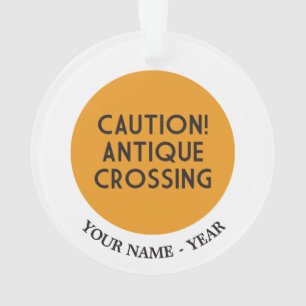 Vorsicht! Antike Überfahrt Ornament