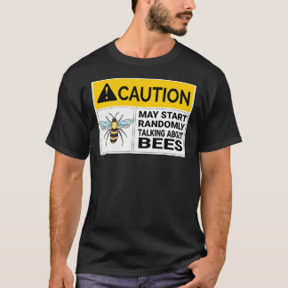 Vorsicht bei der Bee Keeper kann beginnen T-Shirt