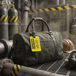 Vorsicht bei der Benutzung von Schildkröten Gepäckanhänger