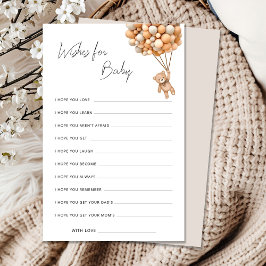 Vorsicht beim Abwarten der Babyduschkarte