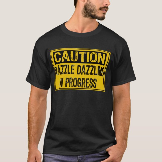 Vorsicht beim Auftreten von Blasen in Progress-BK/ T-Shirt (Vorderseite)
