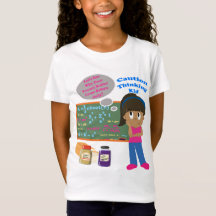 Vorsicht beim Denken Kid-T-Shirt