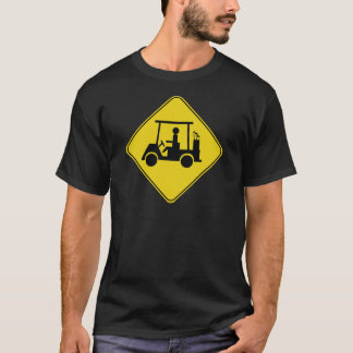 Vorsicht beim Schildkrötenüberqueren des Gelben Go T-Shirt