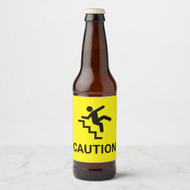 Vorsicht Bierflaschenetikett