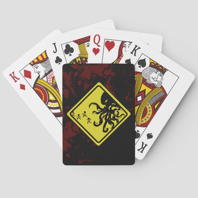 Vorsicht Cthulhu Betrüger! Spielkarten (Rückseite)