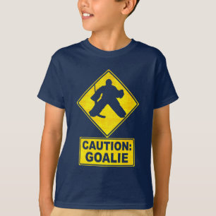 Vorsicht: Das T-Shirt der Hockey-Tormann-Kinder