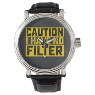 Vorsicht, dass ich keinen Filter Vintag habe Armbanduhr