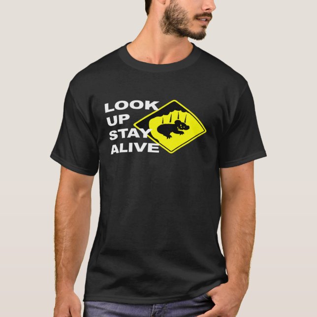 Vorsicht: Drop Bears sehen Bleibe Aussie auf T-Shirt (Vorderseite)