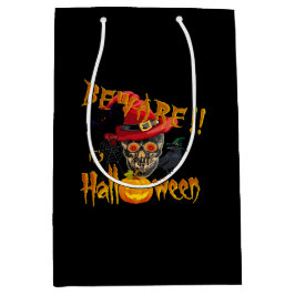 Vorsicht, es ist Halloween Mittlere Geschenktüte
