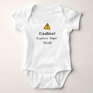 Vorsicht: Explosiver Schwund vorbei! Baby Strampler