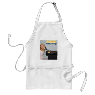 Vorsicht-goldener Retriever-Vater-Kochen Schürze