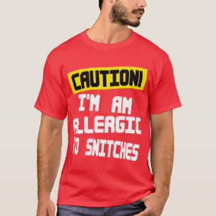 Vorsicht, ich bin allergisch gegen Schläge — T - S T-Shirt