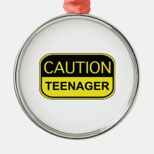 Vorsicht-Jugendlicher Ornament Aus Metall