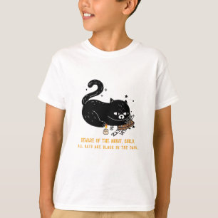 Vorsicht, Kind, alle Katzen sind schwarz T-Shirt
