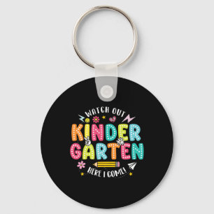 Vorsicht Kindergarten ich komme Kindergarten-Lehre Schlüsselanhänger