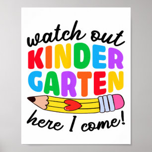 Vorsicht Kindergarten Ich Komme Lustige Kinder Ck Poster
