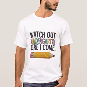 Vorsicht Kindergarten, ich komme zurück zur Schule T-Shirt
