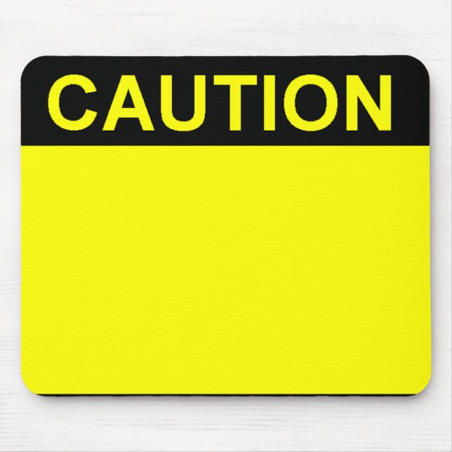 Vorsicht Mousepad (Vorne)