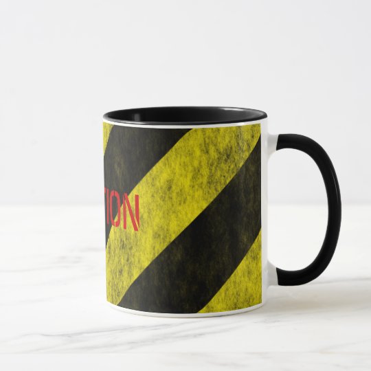 VORSICHT Sicherheits-Streifen-Band Tasse