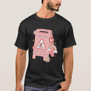Vorsicht, Sie könnten in der Liebe Retro Funny Val T-Shirt