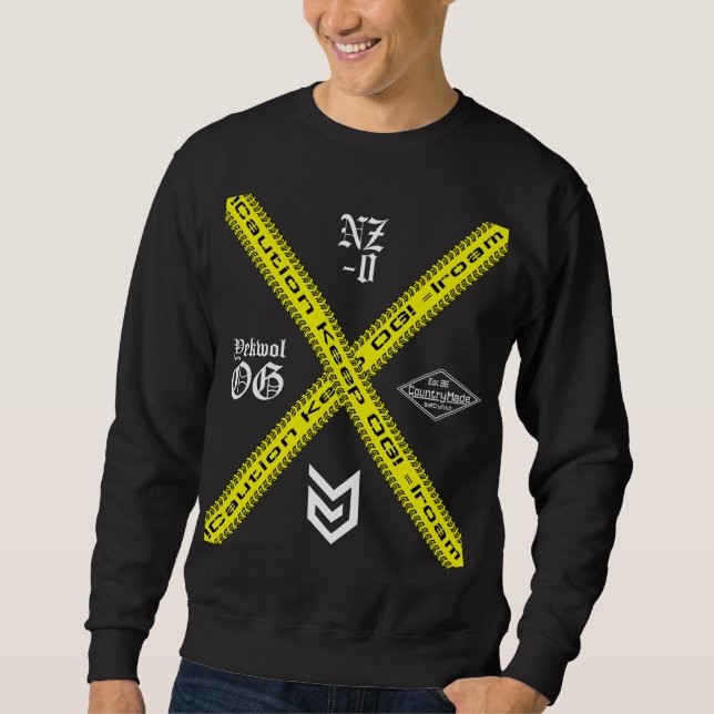 Vorsicht Sweatshirt (Vorderseite)